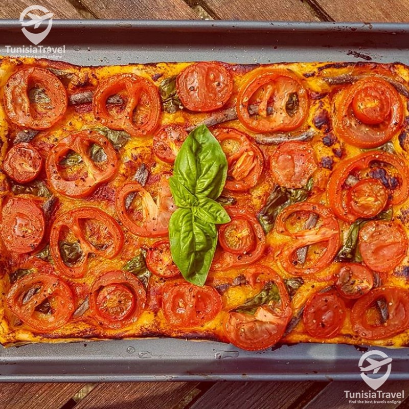 Cuisine Tarte à la tomate aux anchois